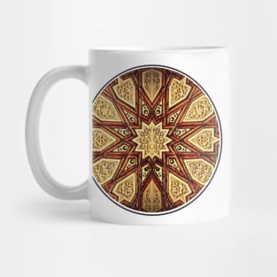 Coptic Ivory and Wood Work Mug